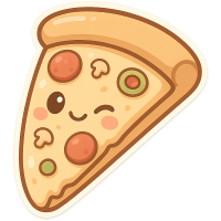 cute pizza Discord emoji — free static PNG download