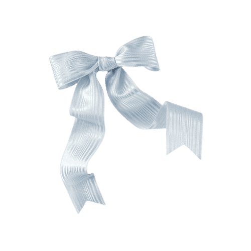 blue bow Discord emoji — free static PNG download
