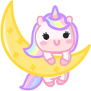 unicornmoon Discord emoji — free static PNG download