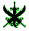 triple dark blade Discord emoji — free static PNG download