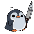killer penguin Discord emoji — free animated GIF download