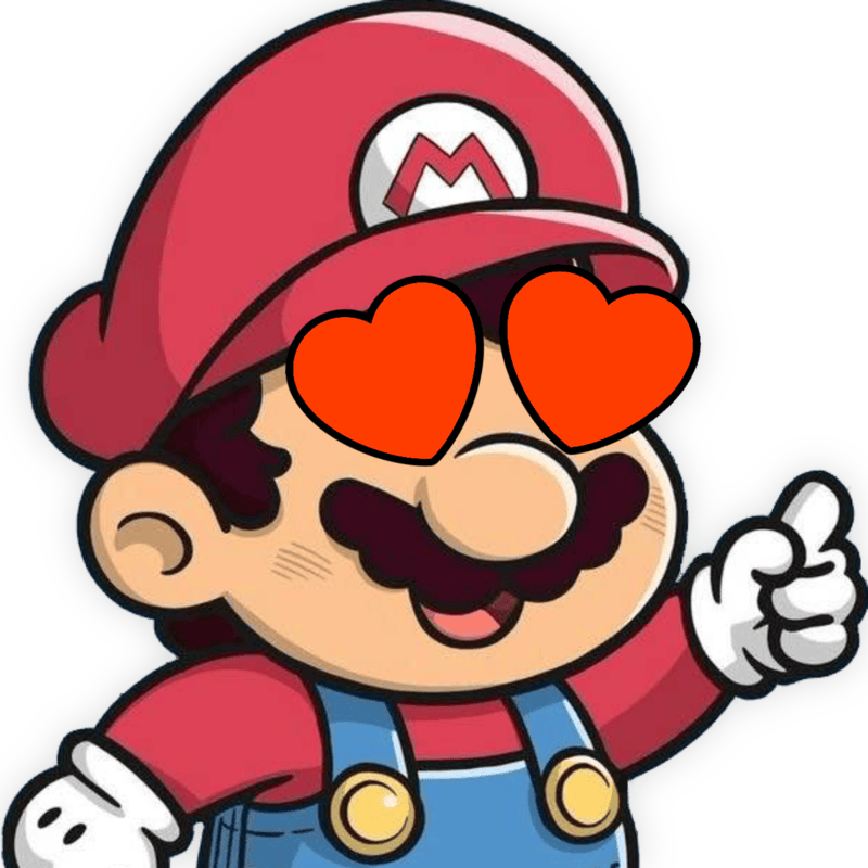 mario heartorangeeyes Discord emoji — free static PNG download