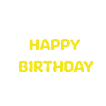 happy birthday yellow Discord emoji — free animated GIF download