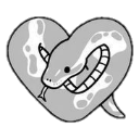 snake heart Discord emoji — free static PNG download