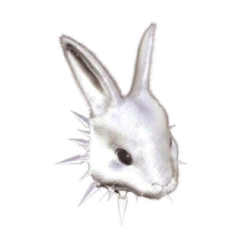 cyber rabbit Discord emoji — free static PNG download