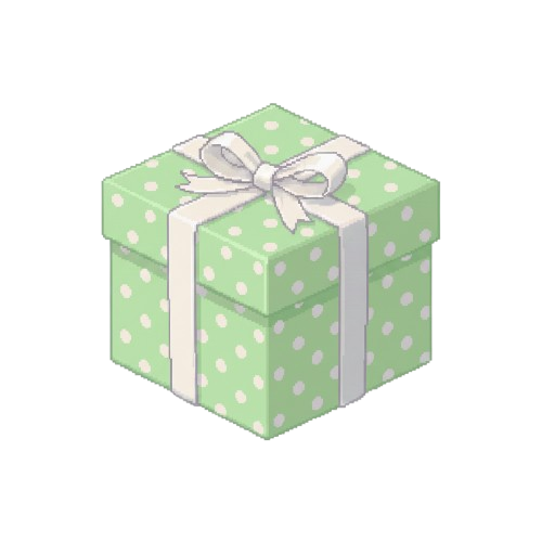 green gift Discord emoji — free static PNG download