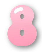 number eight 8 pink Discord emoji — free static PNG download