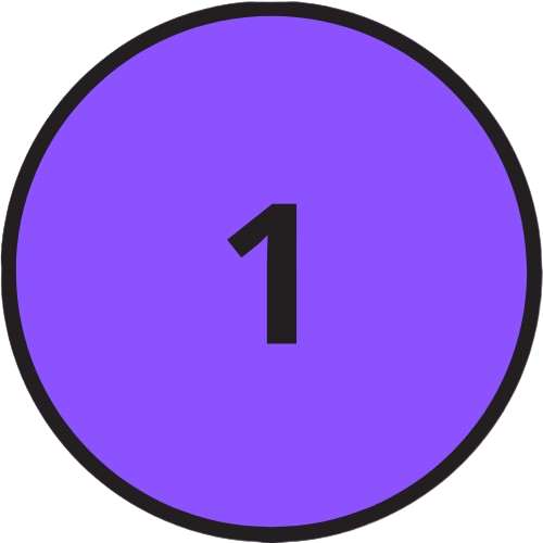 purple 1 Discord emoji — free static PNG download