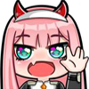 zerotwo hello Discord emoji — free static PNG download