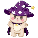 wizard bear Discord emoji — free static PNG download