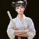 samurai girl Discord emoji — free animated GIF download