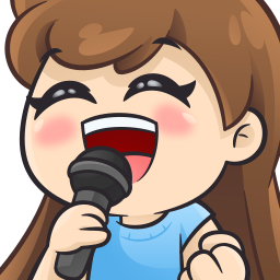 brunettegirlsing Discord emoji — free static PNG download