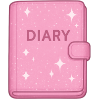 pink diary Discord emoji - free download