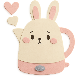 kawaii bunny Discord emoji — free static PNG download