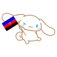 poly pride cinnamoroll Discord emoji — free static PNG download