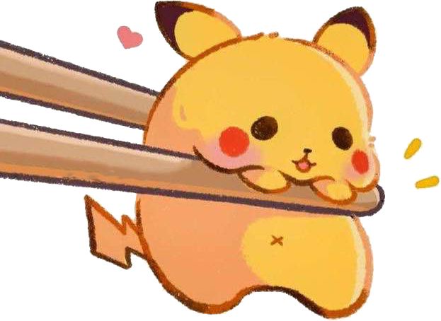 chopstick pikachu Discord emoji — free static PNG download