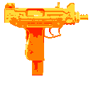 uzi orange Discord emoji — free animated GIF download