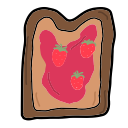 jelly toast Discord emoji — free static PNG download
