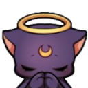 luna praying Discord emoji — free static PNG download