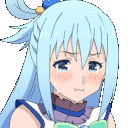 konosuba aqua Discord emoji — free animated GIF download