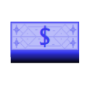 remix money blue Discord emoji — free static PNG download