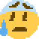b cold sweat Discord emoji — free static PNG download