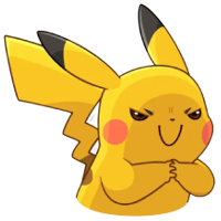 pikachu hehe Discord emoji — free static PNG download