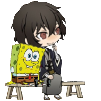 dazai n spongebob Discord emoji — free static PNG download