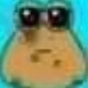 sad pou Discord emoji — free static PNG download