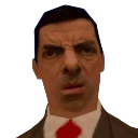 confused mrbean Discord emoji - free download