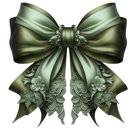 green bow Discord emoji - free download