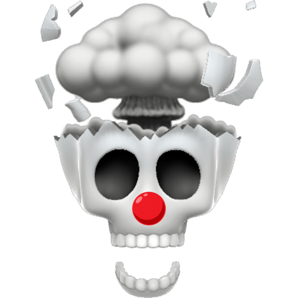 clownskull Discord emoji — free static PNG download