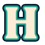 letter h Discord emoji - free download