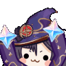 genshin impact mona dance Discord emoji — free animated GIF download