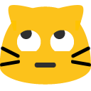 meowrollingeyes Discord emoji — free static PNG download