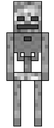 minecraft skeleton pixel art Discord emoji — free static PNG download