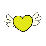 yellowflyingheart Discord emoji — free animated GIF download