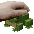 pet the frog Discord emoji — free animated GIF download