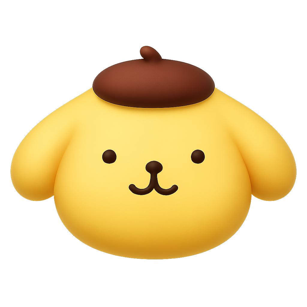 pompompurin Discord emoji — free static PNG download