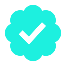 teal verified Discord emoji — free static PNG download