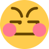 ugh guh blush Discord emoji — free static PNG download