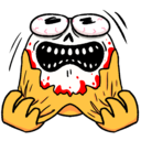 emoji ripping skin off Discord emoji — free static PNG download
