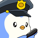 pengu sus police Discord emoji — free animated GIF download