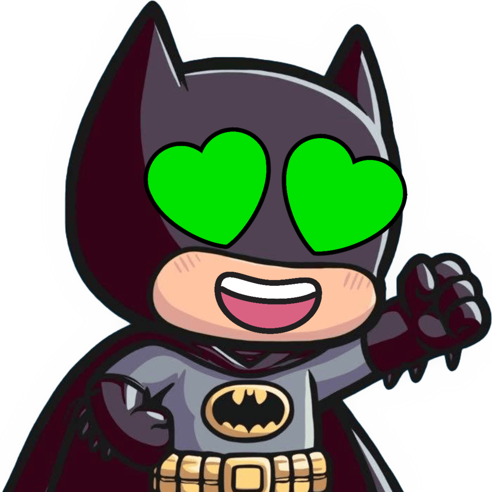 batman heartgreeneyes Discord emoji — free static PNG download