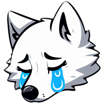 wolf weep Discord emoji - free download