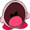 kirby cry Discord emoji — free static PNG download