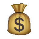moneybag Discord emoji — free animated GIF download