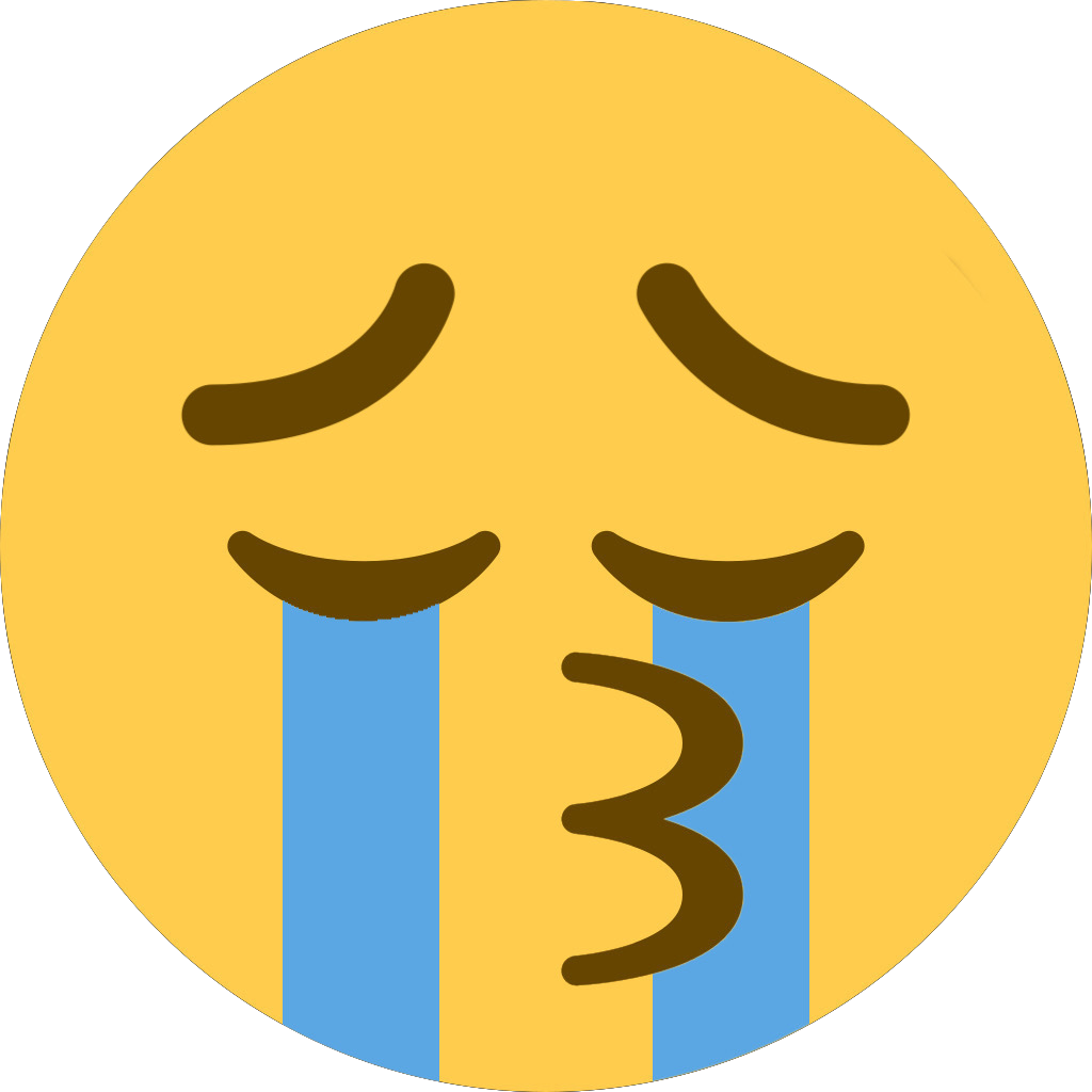 crying kiss Discord emoji — free static PNG download