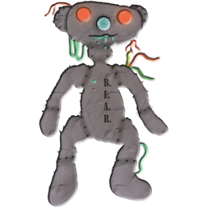 robot bear Discord emoji — free static PNG download
