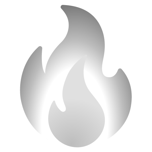 white fire Discord emoji — free static PNG download